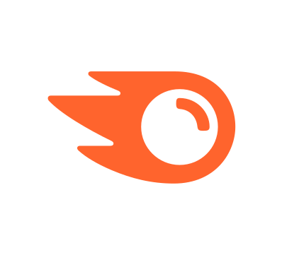 Logo de l'outil de marketing et de référencement Semrush